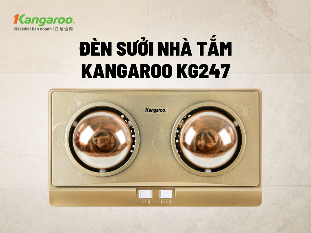 Đèn sưởi nhà tắm Kangaroo KG247