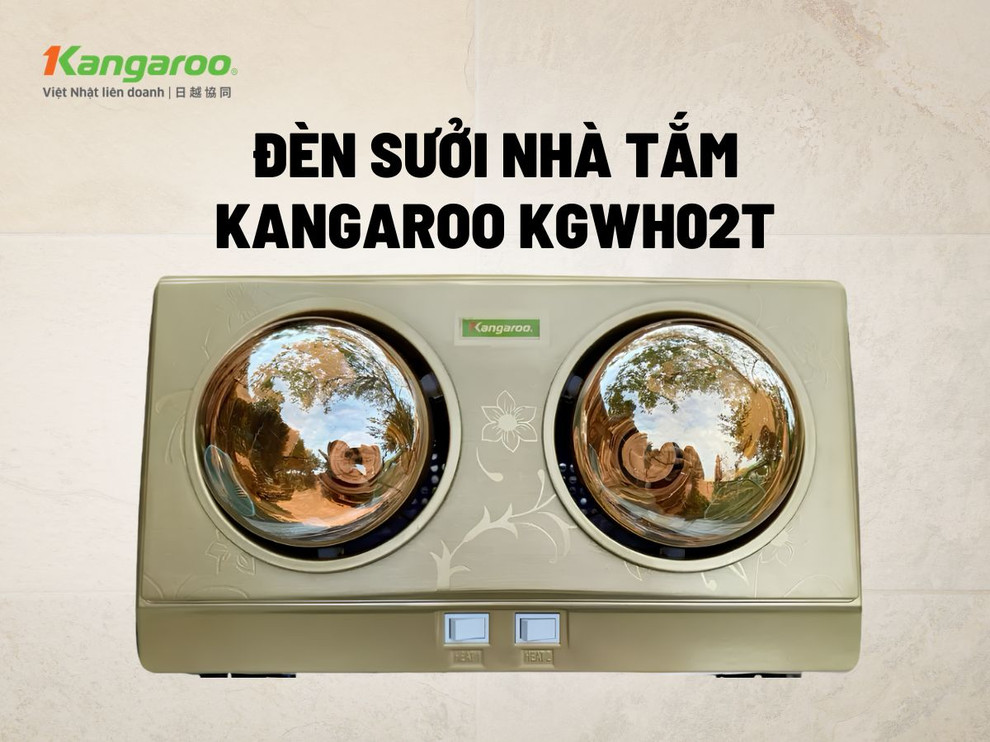 Đèn sưởi nhà tắm Kangaroo KGWH02T