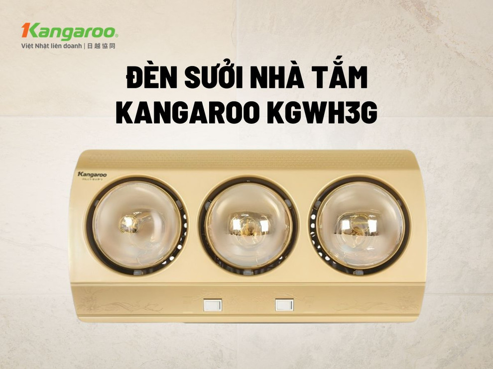 Đèn sưởi nhà tắm Kangaroo KGWH3G
