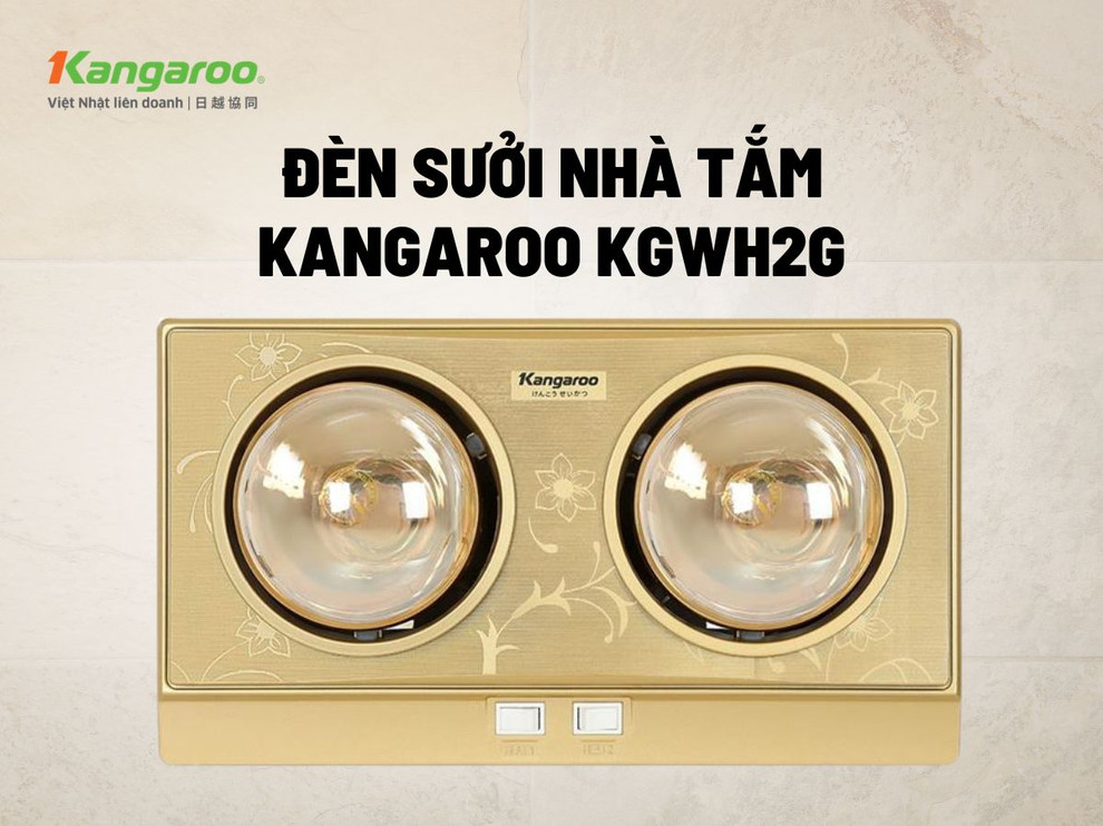 Đèn sưởi nhà tắm Kangaroo KGWH2G