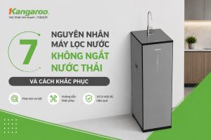 Nguyên nhân máy lọc nước không ngắt nước thải