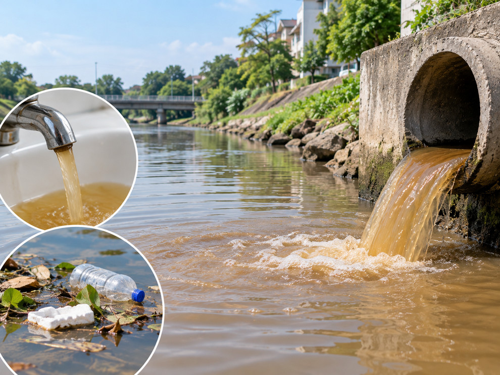 Nước đổi màu theo mùa mưa hoặc sau thi công là dấu hiệu nên kiểm tra cả nguồn xung quanh, không chỉ thiết bị lọc trong nhà