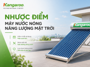 nhược điểm máy nước nóng năng lượng mặt trời