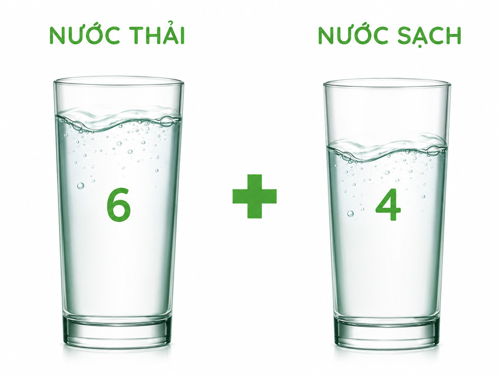 Tỷ lệ nước thải là cơ chế tự nhiên của công nghệ lọc RO