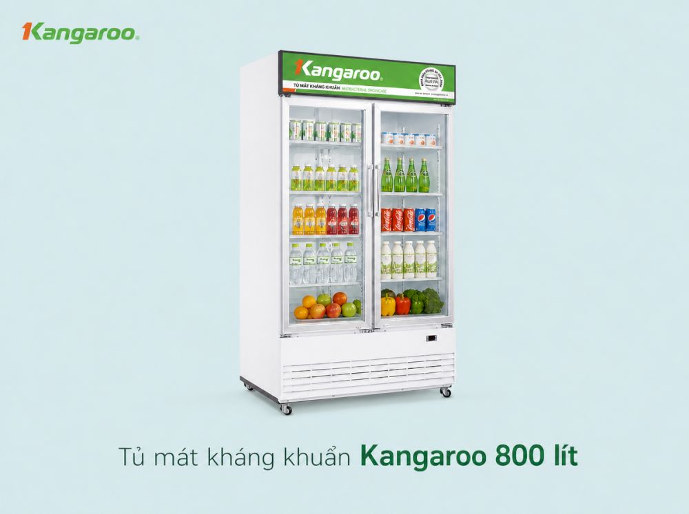 Hình ảnh chi tiết của tủ mát Kangaroo 710 lít KG710AT có tại trang sản phẩm chính hãng