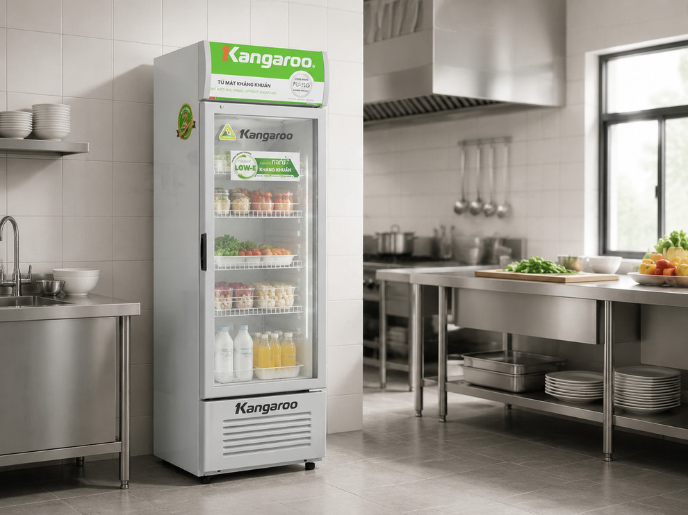 Tủ mát Kangaroo 288L KG359AT với dung tích lớn hơn, tối ưu điện năng