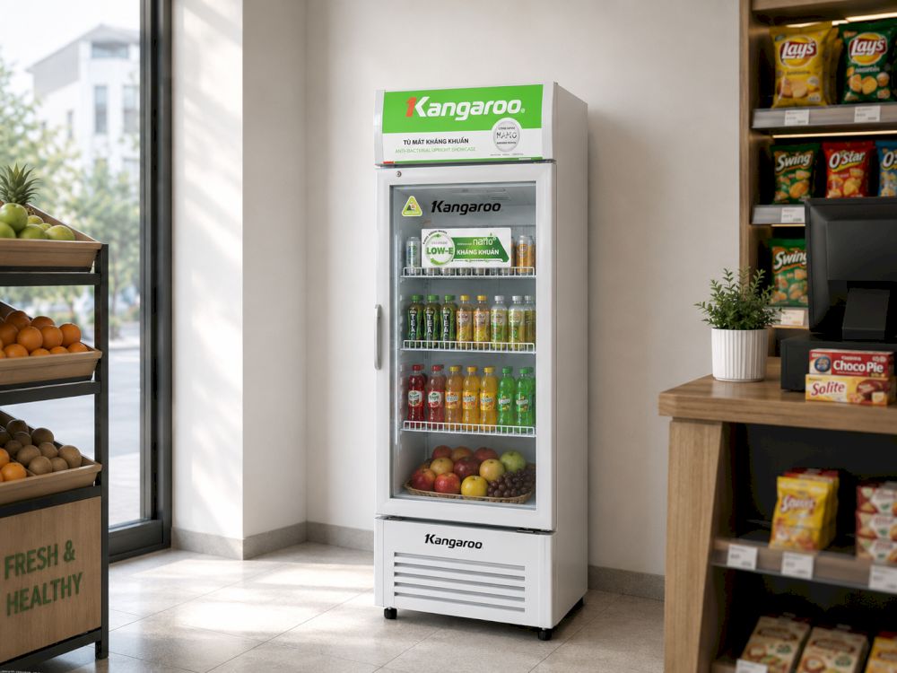 Tủ mát Kangaroo 238 lít KG298AT với công suất 150W