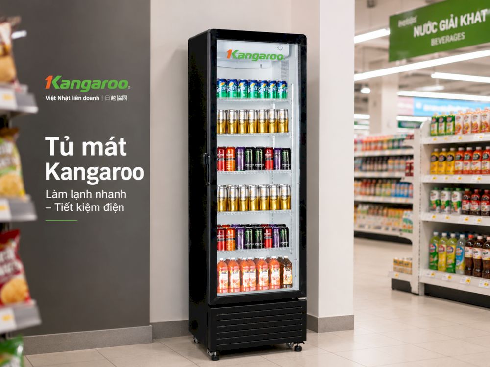 Kangaroo phân phối tủ mát chính hãng qua hệ thống đại lý và siêu thị điện máy toàn quốc